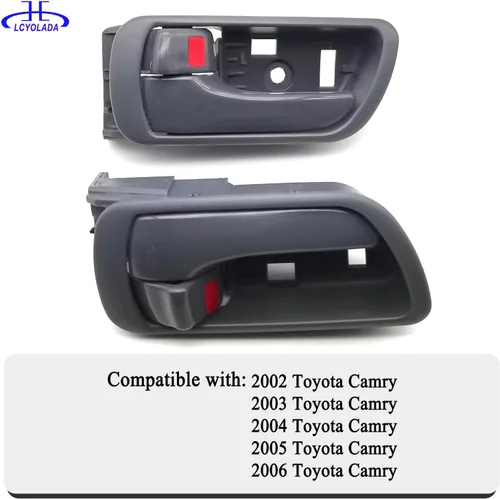 Vista 4 de Manija interior de puerta delantera o trasera lado izquierdo del conductor y derecho del pasajero para Toyota Camry 2002-2006, reemplaza#