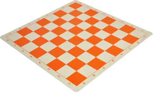 Vista 3 de Tablero de ajedrez de torneo de silicona reglamentaria - Cuadrados de 2.25" por la Federación de Ajedrez de los Estados