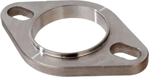 Vista 7 de Rwraps Junta de brida de escape de acero inoxidable de 2 pernos de 2 pulgadas y kit de conexión de brida de escape de 2 pernos de 2 pulgadas/51.8mm