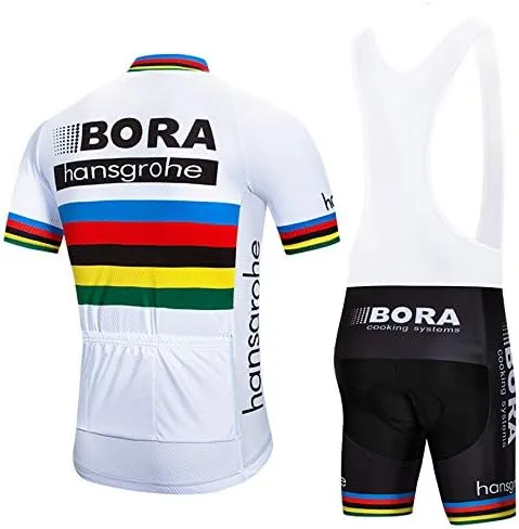 Vista 2 de Cycling Jersey Bike Team Bora World Champion 2018 Summer Bike Shirts Team Biking Clothing Bicycle Short Sleeves Jacket