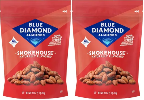Vista 17 de Blue Diamond Almonds, Bold Habanero BBQ, 16 onzas