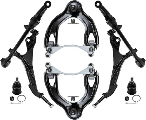 Vista 49 de Detroit Axle - Kit de extremo delantero para Chrysler 300 Dodge Charger 2011-2023 Challenger, 2 Lower Rearward Control Arms 2 Outer Tie Rods 2