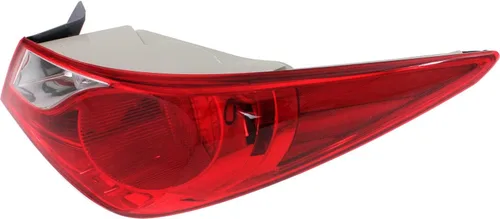 Vista 4 de Evan Fischer Luz trasera compatible con Hyundai Sonata 2011-2014, halógena, con bombillas, se monta en el cuerpo, no compatible con modelos