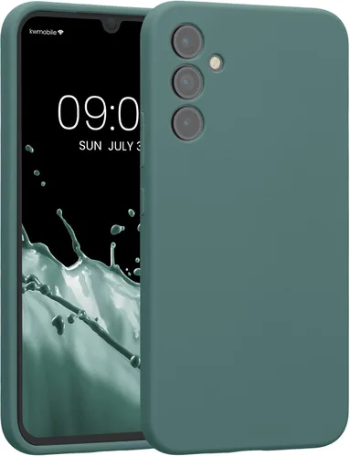 Vista 153 de kwmobile Funda compatible con Samsung Galaxy A13 4G - Funda delgada de silicona TPU - Acabado suave al tacto - Amarillo radiante