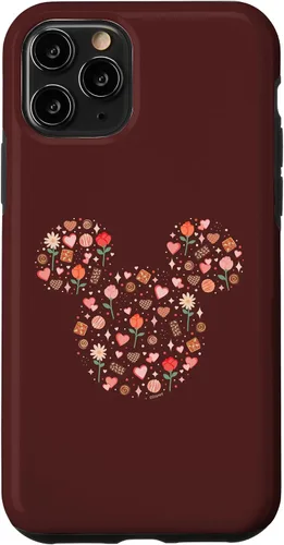 Vista 26 de iPhone 13 Pro Max Disney Mickey Mouse Icon Fill Chocolates Flowers Hearts Love Case