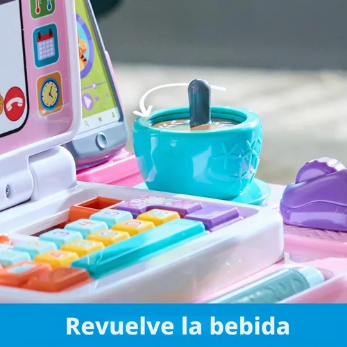 Vista 3 de VTech Little CEO Learning Desk Toddler Activity Center, Pink