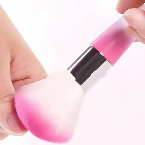 Vista 3 de 3 cepillos de uñas para polvo de limpieza, cepillo de maquillaje, cepillo de limpieza de uñas, cepillo de uñas acrílico, cepillo limpiador de polvo
