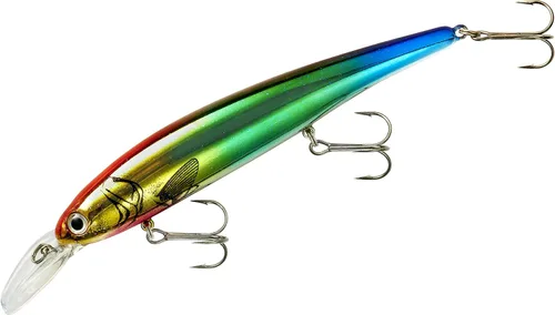 Vista 8 de Bandit Lures 4 3/4-Inch Slender Minnow Jerkbait Trolls Up to 27 Feet Deep, Universal Color Patterns, 1 Piece
