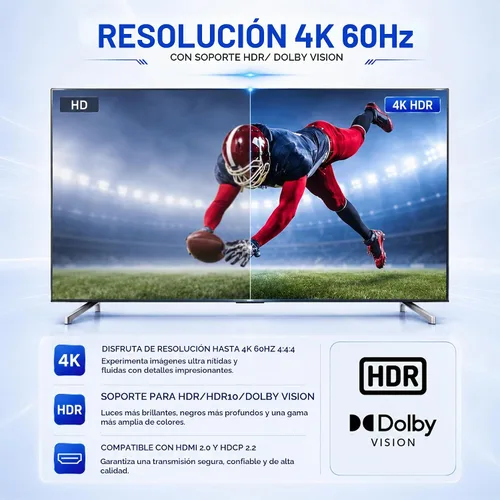 Vista 5 de J-Tech Digital Divisor HDMI 4K 60Hz 1X4 Salida de Resolución Múltiple (MRO) Divisor HDMI 2.0 Soporta reducción HDR HDR10 / Visión Dolby 4K@60Hz