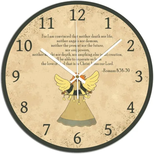 Vista 9 de Reloj de pared de peces de trucha arco iris, relojes de PVC para decoración de dormitorio, relojes de pared a pilas de 10 x 10 pulgadas, reloj