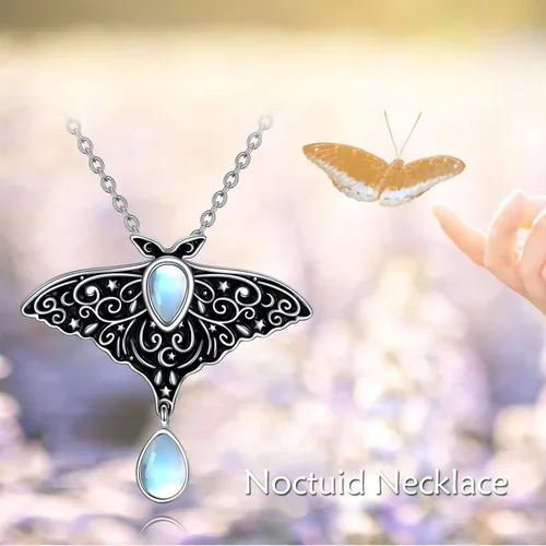 Vista 6 de YAFEINI Pandavacabúhopolillagatodelfínpingüinofénixunicornio collar de plata esterlina amante de los animales regalo para mujeres joyería