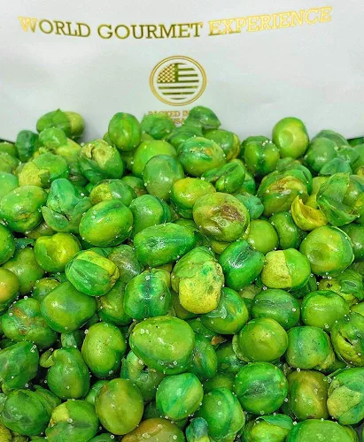 Vista 6 de SweetGourmet Guisantes verdes tostados y salados Snacks saludables 1 libra