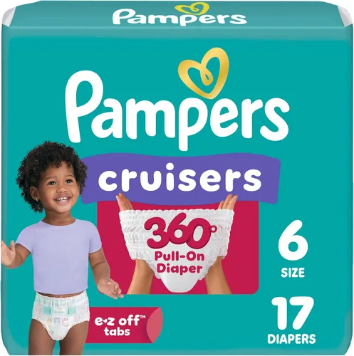 Vista 25 de Pampers Cruisers 360 Pañales - Talla 3, 26 unidades, pañales desechables para bebé, ajuste sin huecos