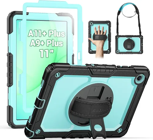 Vista 17 de SEYMAC - Funda protectora resistente a prueba de golpes para Samsung Galaxy Tab S6 Lite de 10.4 pulgadas 2024/2022/2020 (SM-P620/P610/P615), Negro