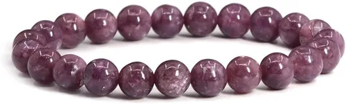 Vista 8 de Justinstones Gem - Pulsera elástica de cuentas redondas de piedras semipreciosas de 8 mm, unisex, de 17.78 cm Turmalina negra de grado A
