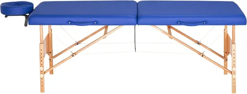 Vista 3 de Master Massage Brady Mesa de masaje portátil ligera, azul cielo, 27 pulgadas