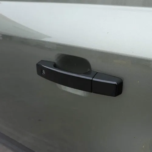 Vista 6 de ABS Car Exterior Door Grab Manijas Cubierta para Land Rover Defender 110 2020 Accesorios de coche (negro)