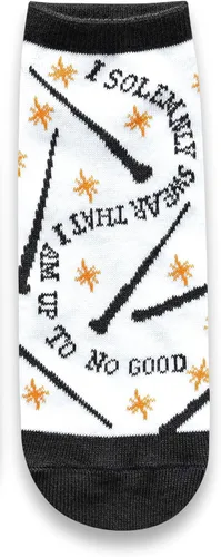 Vista 5 de Harry Potter Diagon Alley Wizard Magic JuniorsWomens 5 Pack Ankle Socks Size 4-10