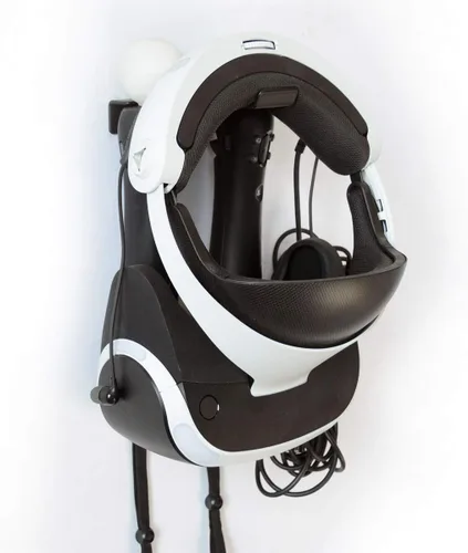 Vista 8 de Monzlteck Wall Mount Holder for PSVRPlaystation VR Headset Move Controllers HolderSpace Saving