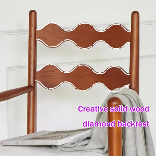 Vista 4 de Sillas de comedor tapizadas, silla de cocina con respaldo, silla de sala de estar con brazos versátil asiento de comedor de granja, sillas