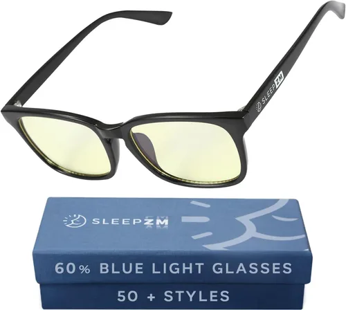 Vista 14 de Sleep ZM Blue Light Blocking & Light Sensitivity Glasses - 8 Lens Types for Comfort, Relaxation, Sleep & Relief - 50+ Styles
