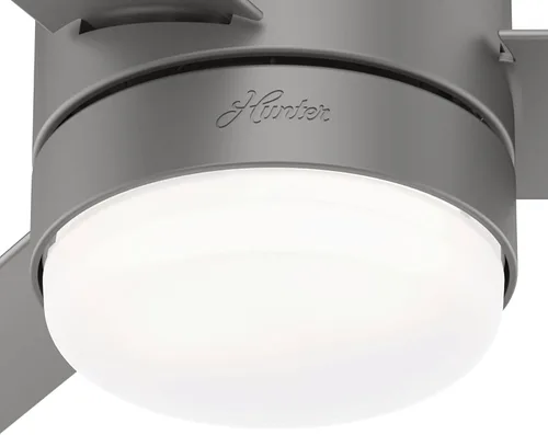 Vista 5 de Hunter Fan Company 51334 Gilmour - Ventilador de techo, 44, blanco mate