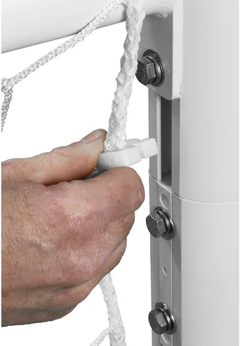 Vista 3 de Kwik Goal Kwik Lock Net Clips Blanco - Paquete de 100