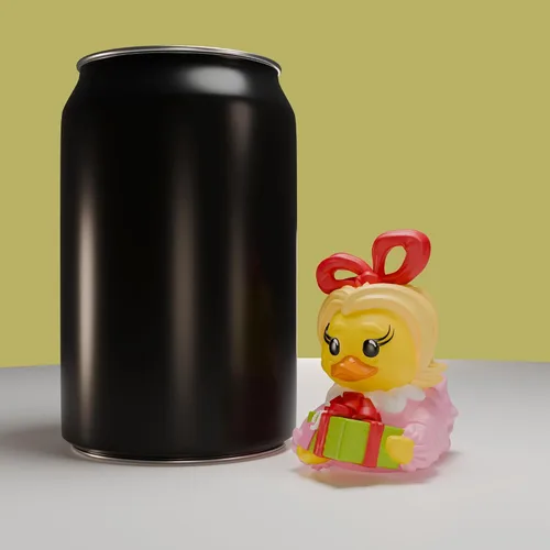 Vista 5 de TUBBZ Mini: The Grinch - Figura de vinilo de pato de goma disfrazado de Cindy Lou