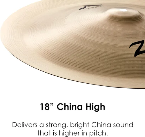 Vista 3 de Zildjian A0354 18" A China Platillo Alto