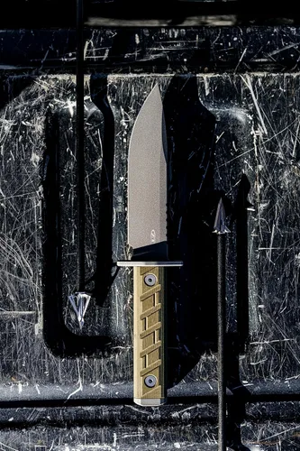 Vista 7 de Zero Tolerance 0006 Cuchillo de hoja fija, tang completo, hoja CPM 3V de 6 pulgadas, cuchillo de campo, mango G10 verde, funda Kydex duradera, hecho