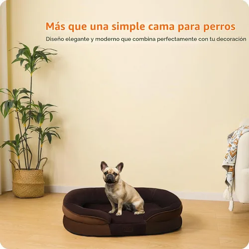 Vista 9 de Dwanton - Cama ortopédica para perros medianos con espuma de gel de memoria, sofá impermeable para perros, cama lavable para mascotas con cojín