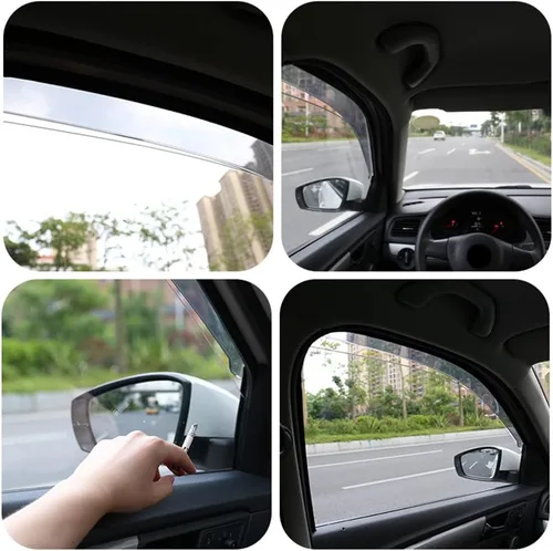 Vista 7 de MOCCAN Compatible con K-ia K3 Forte Cerato 2008-2022 para ventana de coche, parasol y lluvia, viseras, protector de refugio, accesorios exteriores