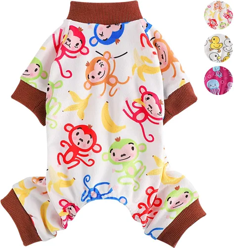 Vista 12 de Sebaoyu Pijamas de cuello redondo para perros pequeños, suéter de forro polar para perros, ropa de invierno linda y pequeña para cachorros Gris