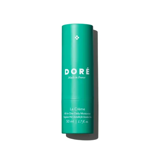 Vista 8 de Doré - Crema hidratante diaria todo en uno La Crème Sin fragancia, belleza limpia para pieles sensibles (Mini, 0.7 fl oz 0.7 fl oz)