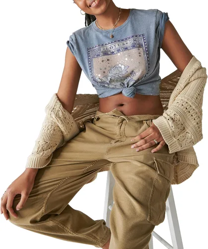 Vista 3 de Lucky Brand Camiseta clásica Lotus Lucky para mujer