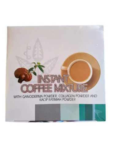 Vista 2 de Diamond Interest Cabello saludable Piel y Uñas Café con Ganoderma, Colágeno y Kacip Fahtima (estuche)