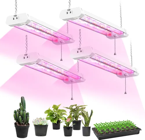 Vista 15 de Hlite Lámparas de cultivo de plantas ajustables de espectro completo de 16 pulgadas, luces de cultivo enlazables para plantas de interior, diseño