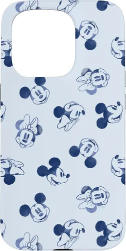 Vista 14 de Funda retro para iPhone 16 Disney Minnie y Mickey Mouse Icon Faces Vintage Art Retro