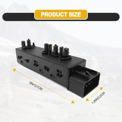 Vista 2 de Interruptor de ajuste de control de asiento eléctrico de 8 vías para pasajero delantero derecho compatible con GMC Sierra Yukon Chevrolet Avalanche