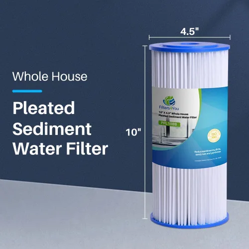 Vista 2 de CFS Paquete de 2 cartuchos de filtro de agua resistentes compatibles con modelos R50-BBSA - Elimina el mal sabor y el olor - Cartucho de filtro