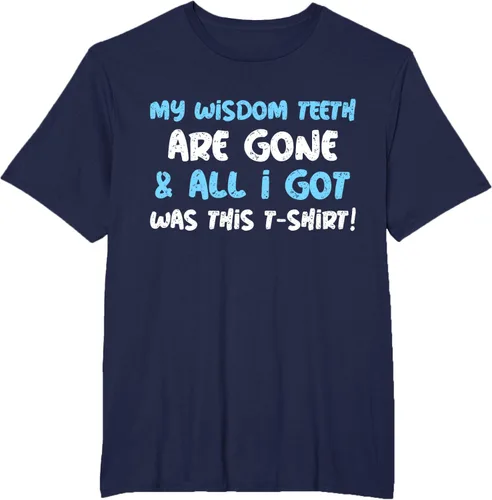 Vista 36 de My Wisdom Teeth Are Gone! Camiseta divertida de muelas del juicio, Negro