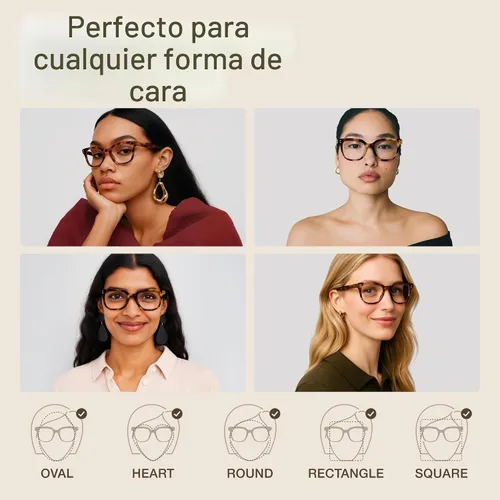 Vista 5 de miyya Gafas de luz azul para mujeres y hombres – Monturas gruesas de gran tamaño bloqueador de luz UV y azul, accesorios elegantes para gafas