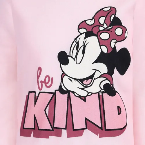 Vista 4 de Disney Minnie Mouse - Conjunto de sudadera con capucha y pantalones para niñas pequeñas