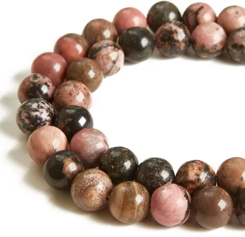 Vista 13 de 60 piezas de cuentas de aguamarina natural de 6 mm, cuentas de piedras preciosas redondas sueltas para hacer joyas
