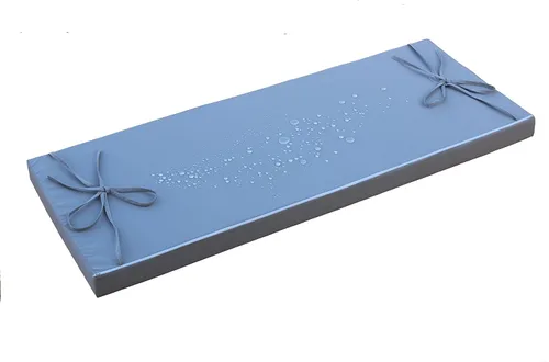 Vista 9 de Ginsimar Cojín impermeable para banco/columpio, para exteriores e interiores, cojines para muebles de patio (azul marino, 48 x 18 x 2 pulgadas)
