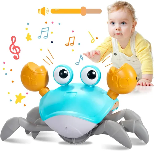 Vista 12 de Plnmlls Juguete de pulpo bailarín, juguetes para el tiempo boca abajo, con música y luz LED, batería recargable integrada y volumen que se pueden