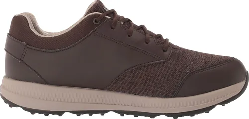 Vista 6 de Skechers Tenis de golf Elite 5 Range de ajuste relajado impermeables sin pinchos para hombre, Marrón, 8