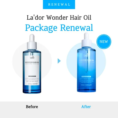 Vista 2 de LA'DOR LADOR Wonder - Aceite para el cabello, antiencrespamiento, sin enjuague, ligero y sin enjuague, aceite de aguacate y argán de escualano