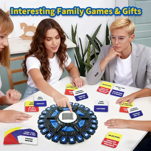Vista 7 de rytopt Juego De Mesa, Juegos De Mesa En Español, 24 Letras, 2-8 Jugadores, Tiempo de Juego de 15-20 Minutos, Juegos de Mesa para Adultos