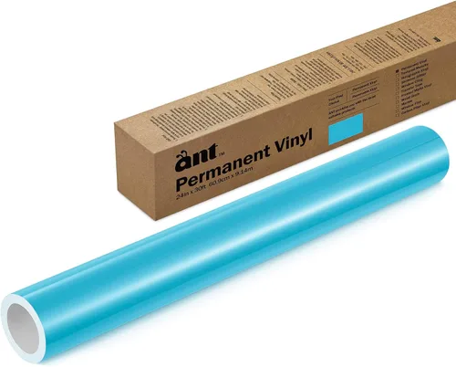 Vista 36 de ANT Melocotón, rollo de vinilo permanente de 24" x 4,5 m, rollo de vinilo adhesivo, para proyecto DIY, calcomanía, pegatina, compatible con Cricut